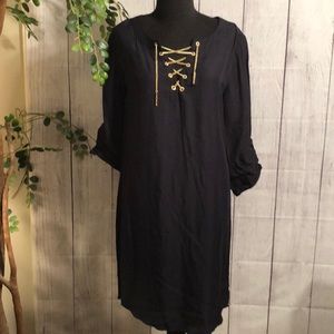 MICHAEL by Michael Kors Navy Shirt Dress